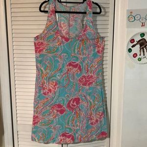 Lilly Pulitzer Dresses - EUC super cute Lilly Pulitzer t shirt dress XL Lilly Pulitzer Dresses - EUC super cute Lilly Pulitzer t shirt dress XL